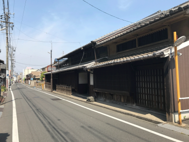 お成り街道（北方町北方）